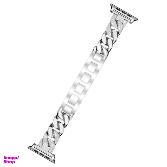 بند واچ کارتیر مدل نگین دار مناسب اپل واچ سایز 30/40/41 میلی متر