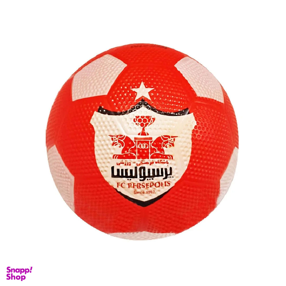 توپ فوتبال لاستیکی بتا طرح پرسپولیس کد TFT206