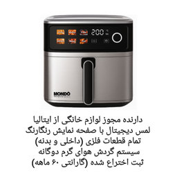 سرخ کن موندو مدل پنجره دار کد RAGA-AMF875