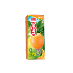 آبمیوه پاکتی لیونا با طعم پرتقال حجم 125 میلی لیتر