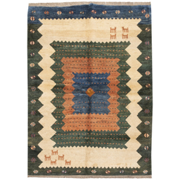 گبه دستباف سی پرشیا کد 171941 سایز 2.34x1.71 متر