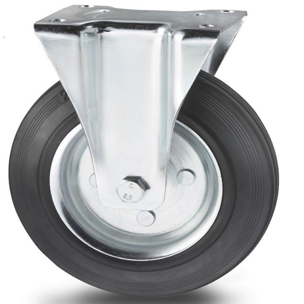 چرخ ورقی مدل ثابت سایز 100 رنگ مشکی