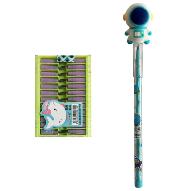 مداد فشنگی طرح فضانورد تپلی کد 5 به همراه 24 عدد نوک اضافه