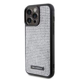 کاور گوشی موبایل کارل لاگرفلد مدل Rhinestone مناسب برای اپل iPhone 15 Pro Max