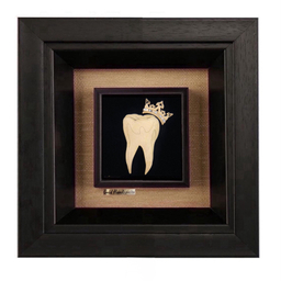 تابلو طلاکوب زرکات طرح دندانپزشک مدل F232