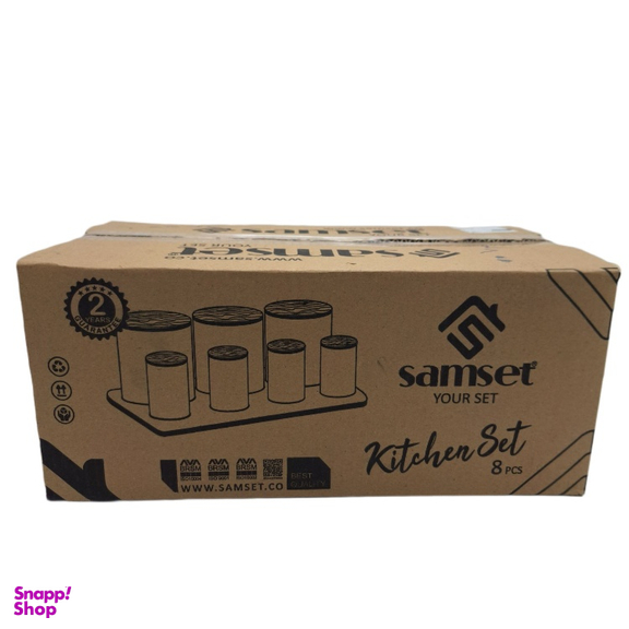 جای ادویه 7 پارچه سام ست طرح پر