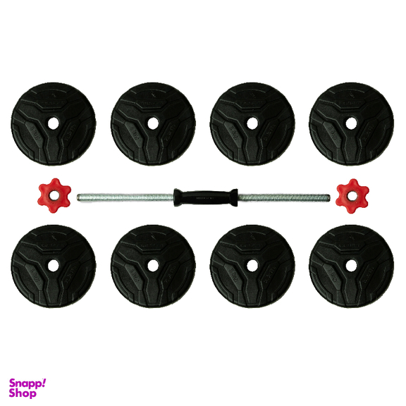 دمبل رادیس فیت مدل DVP-8-1000 وزن 8 کیلوگرم بسته 2 عددی