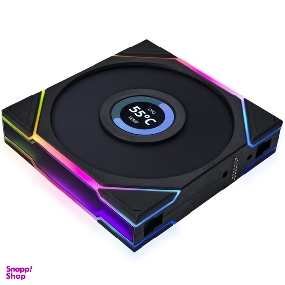 فن کیس لیان لی مدل UNI FAN TL LCD 120 3×1 REVERSE BLACK
