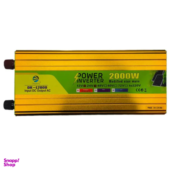اینورتر 12 ولت به 220 ولت خودرو دیپکینگ مدل DK-L2000 ظرفیت 2000 وات