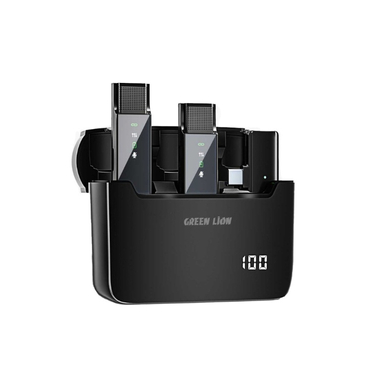میکروفن بی‌ سیم یقه‌ ای گرین لاین مدل Digital Display Type-C