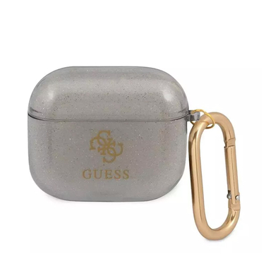 کاور محافظ ایرپاد سی جی موبایل مدل Guess Glossy Crown Case مناسب Apple Airpods 3