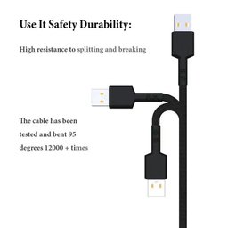 کابل تبدیل USB به microUSB کلومن مدل kd-30 مجموعه 5 عددی