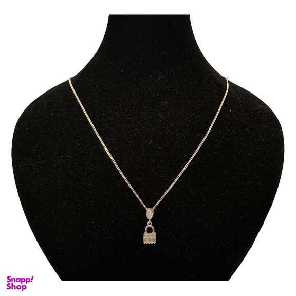 گردنبند نقره زنانه گیرا مدل قفل کد G1051