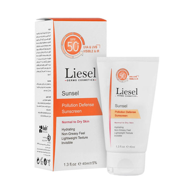 کرم ضد آفتاب لایسل مدل dry to normal مناسب پوست خشک حجم 40 میلی لیتر
