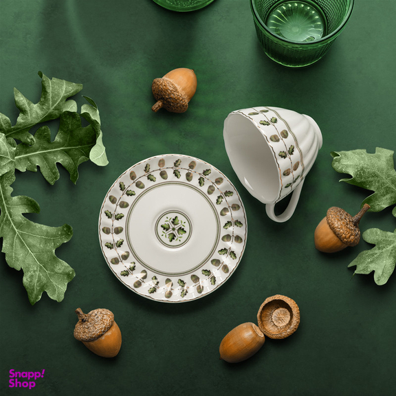 ست فنجان و نعلبکی 12 پارچه گلدکیش طرح رویسا کد GK701108-2