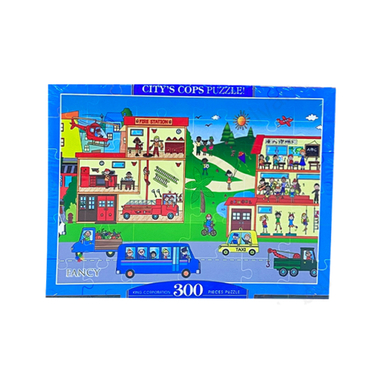 پازل 300 قطعه فنسی طرح شهر آتشنشان ها