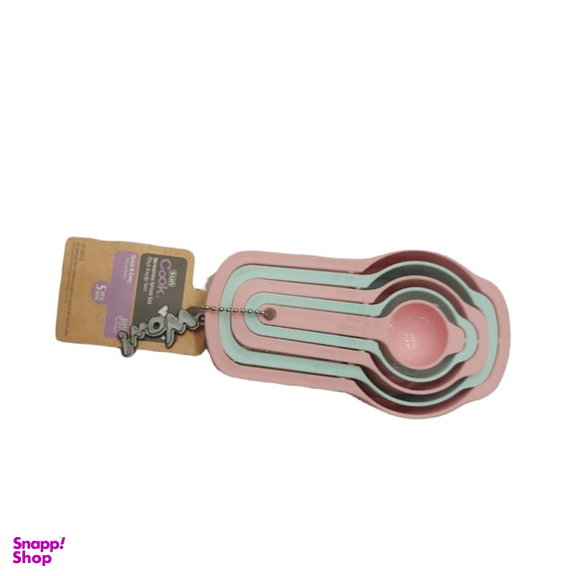 پیمانه اندازه گیری سان کوک مدل دو رنگ بسته 5 عددی