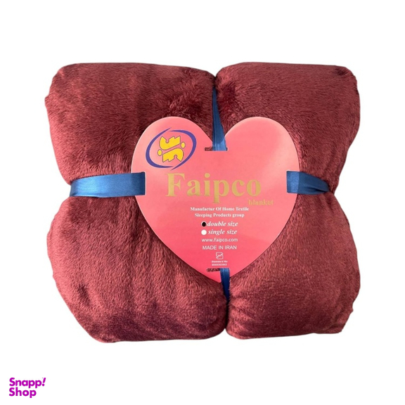 پتو یک نفره مسافرتی فایپکو مدل الیز کد CHA1 سایز 150×220 سانتی متر