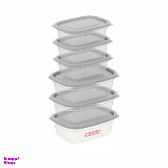 ظرف نگهدارنده نورینو مدل ساحل مجموعه 6 عددی