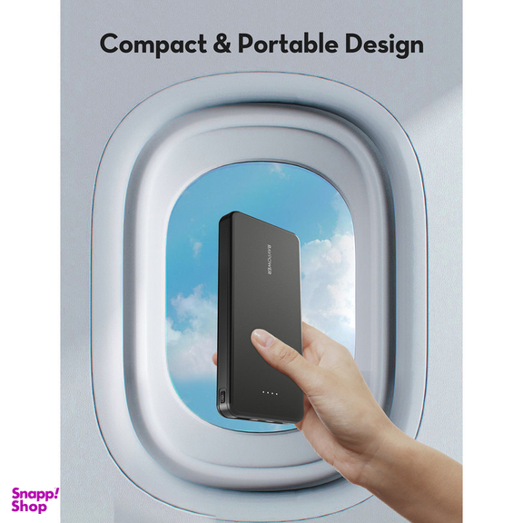 پاوربانک راوپاور مدل RP-PB1215 ظرفیت 10000 میلی آمپر ساعت