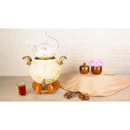 ست کتری و قوری کروپ ست مدل کیانا ماربل کد 701M