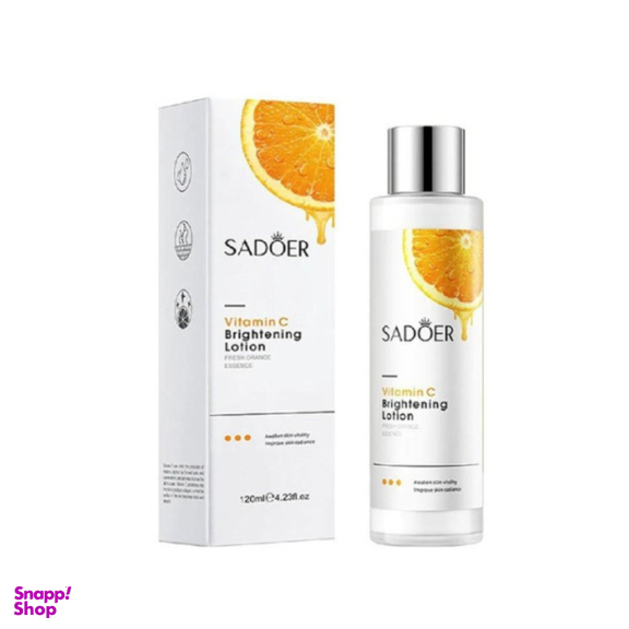 لوسیون روشن کننده صورت سادور مدل Vitamin C حجم 120 میلی‌ لیتر