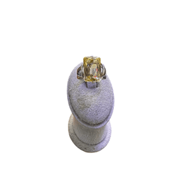 انگشتر نقره 925 عیار زنانه طرح سیترین کد HOSS04