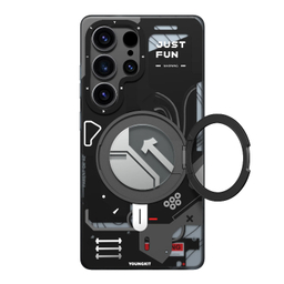 کاور گوشی موبایل یانگ کیت مدل 01-Cyberpunk 360 Spin Magnetic Stand Case مناسب سامسونگ Galaxy S25 Ultra