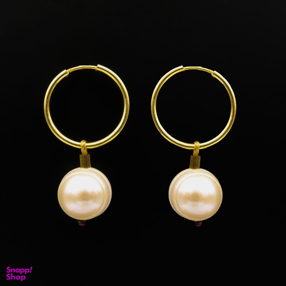 گوشواره طلا 18 عیار زنانه کاپانی مدل ke028