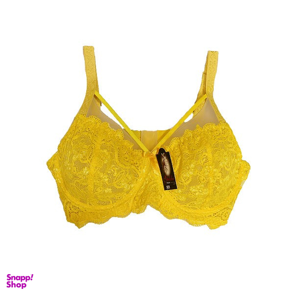 سوتین گیپور هارنس دار کد 3027 رنگ زرد