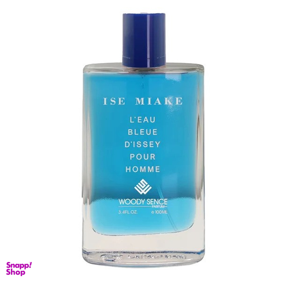 پرفیوم مردانه وودی سنس مدل Ise Miyake Leau Bleue