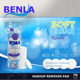 پد آرایش پاک کن بنلا مدل Makeup Wipes مجموعه 5 بسته 72 عددی