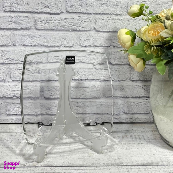 پیش دستی لیمون مدل مربع شیشه ای کد 215500 بسته 6 عددی