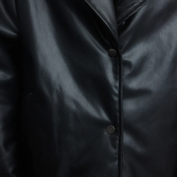 کت چرم زنانه مدل GD-o-20237977 رنگ مشکی