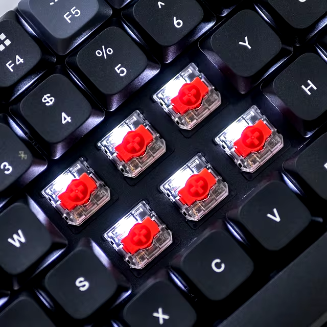 کیبورد باسیم مکانیکال کیکرون مدل Keychron K3 Pro Red Switch