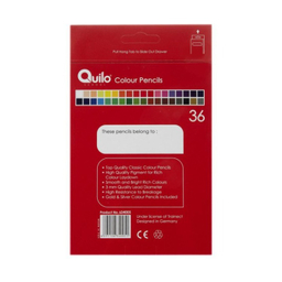 مداد رنگی 36 رنگ جعبه مقوایی کوییلو کد Q36