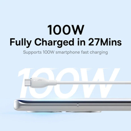 کابل دیتا 100 وات USB به Type-C بیسوس مدل Pudding Series طول 1.2 متر