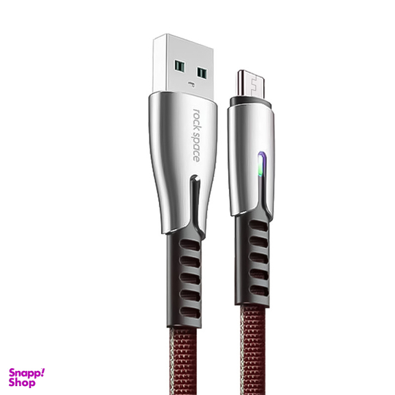 کابل تبدیل USB به MicroUSB راک اسپیس مدل RCB0776 طول 1.2 متر