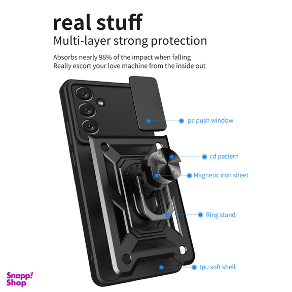 کاور گوشی موبایل روبوموبو مدل ProtectStand مناسب برای سامسونگ Galaxy A36