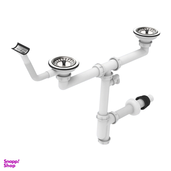 سیفون ظرفشویی محک مدل دو لگن کد 352T