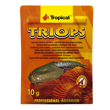غذا ماهی تروپیکال مدل Triops وزن 10 گرم