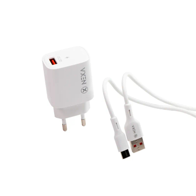 شارژر دیواری نکسا مدل C118C به همراه کابل Type-C