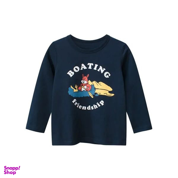 تی شرت آستین بلند دخترانه هومنیتی مدل WYKGTS3012