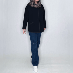 مانتو زنانه کد 527 رنگ مشکی