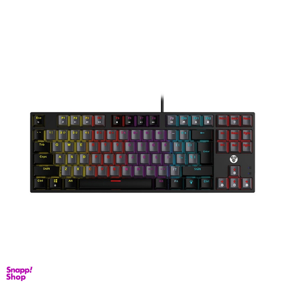 کیبورد گیمینگ فنتک کد Atom87 MK876v2 Blue Switch