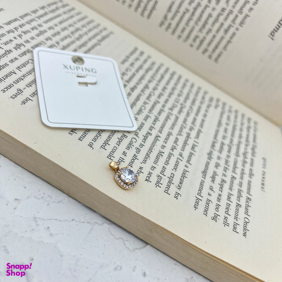 آویز گردنبند زنانه ژوپینگ مدل مربع کد N4603