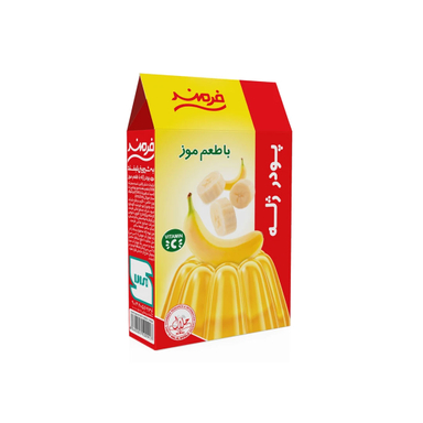 پودر ژله با طعم موز فرمند وزن 100 گرم