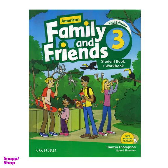 کتاب American Family And Friends 3 اثر Tamzin Thompson And Noami Simmons انتشارات Oxford