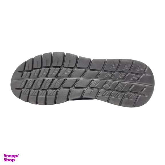 کفش طبی مردانه چرم ریباری مدل T82 رنگ مشکی