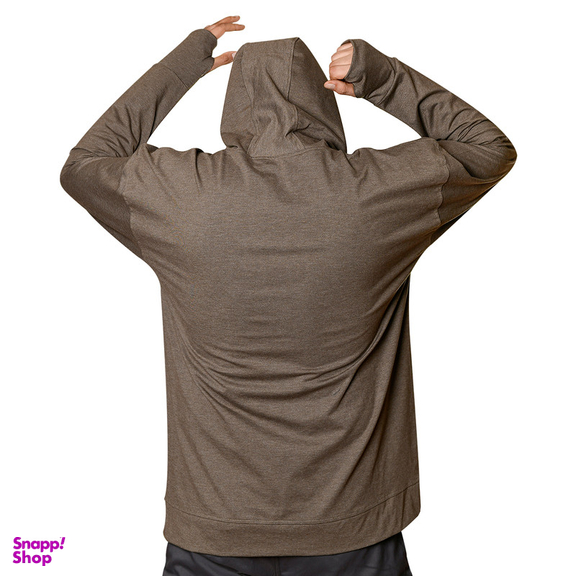 هودی مردانه ساروک مدل HZS01 رنگ قهوه ای روشن